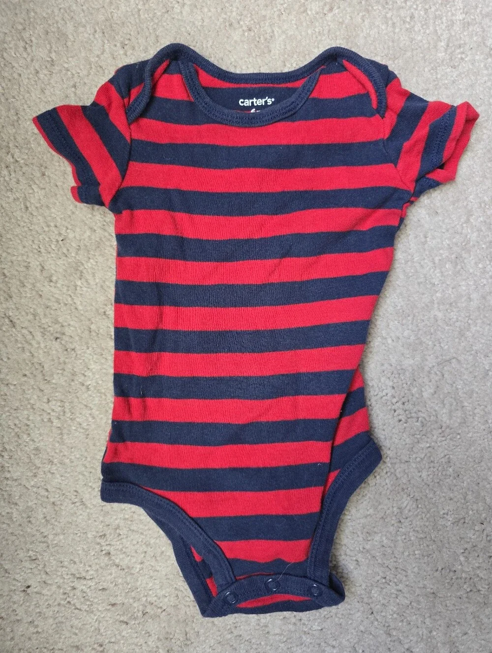 Carter's 6m Striped Onesie